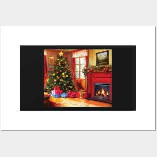 Fireside Christmas - Scene 10 Posters and Art